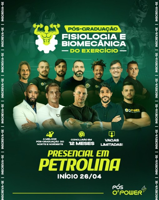 PETROLINA - Ps-graduao em Fisiologia e Biomecnica do Exerccio.