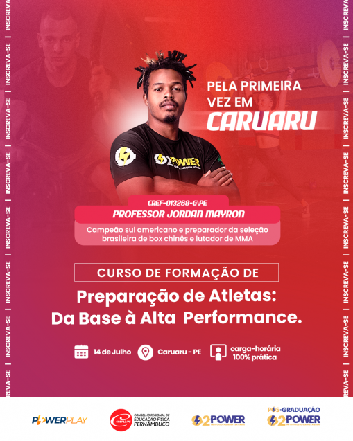 PREPARAO DE ATLETAS: DA BASE  ALTA PERFORMANCE-CARUARU-PE