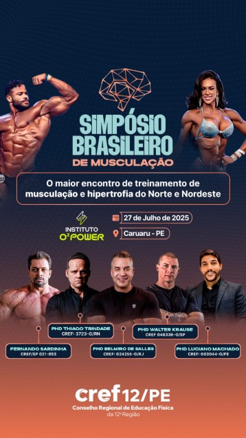 simpsio brasileiro de musculao - Caruaru - PE
